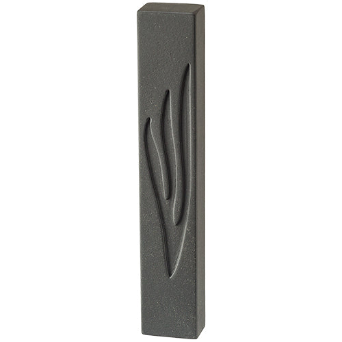 Mezuzah Case - Concrete polymer - 20 cm - Stone-Like - Black