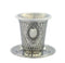 Kiddush Cup With Saucer Silver Plated - UK41750