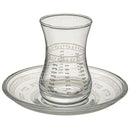 Kiddush Cup - Glass - With Print - 9 cm