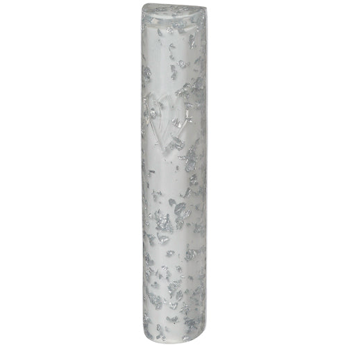 Mezuzah Case - Polyresin - 30 cm - Glitter Silver