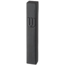 Mezuzah Case - Polyresin - Stone-Like - 12 cm - Black