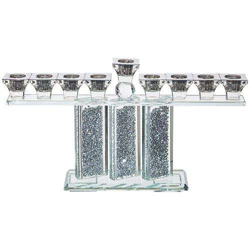 Crystal Elegant Menorah -  20x37 cm