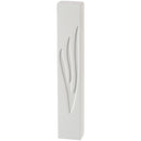 Mezuzah Case - Concrete Polymer - Stone-Like - 15 cm - White