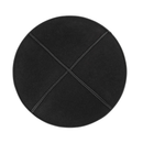 IKIPPAH BLACK SUEDE LEATHER YARMULKE 18