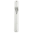 Plastic Silver Mezuzah  Case 20 Cm- Kotel design With The Letter Shin