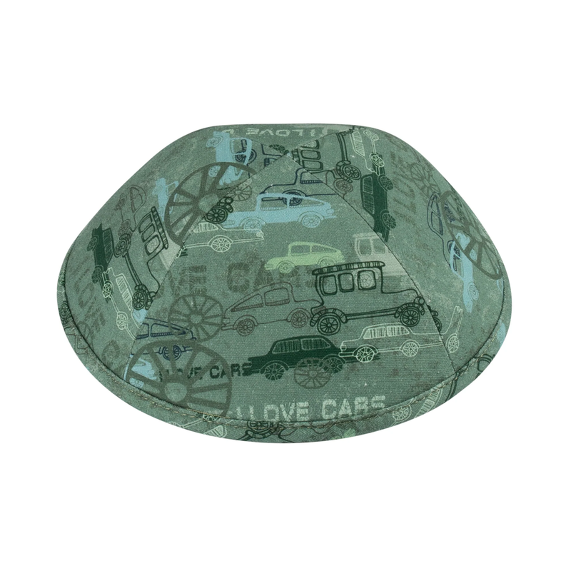 IKIPPAH I LOVE CARS YARMULKE 3