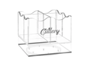 Swivel Wave Cutlery Holder - Silver