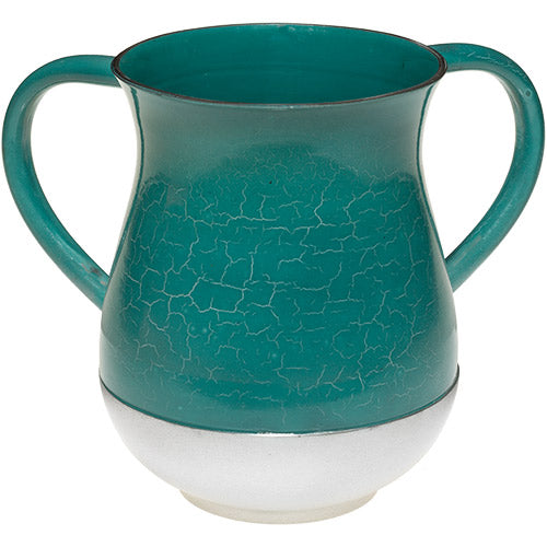 Washing Cup - Aluminum  - Turquoise - 13 cm