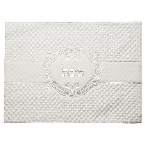 Faux Leather Challah Cover - with Embossed logo - 44x59 cm