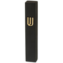 Mezuzah Case - Concrete polymer - 12 cm - Stone-Like - Black