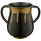 Washing Cup - Aluminum  - Black and Gold - 13 cm