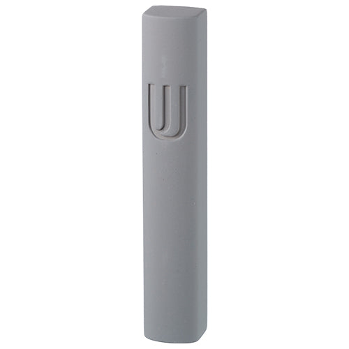 Polyresin  Mezuzah Case 15 cm, Light Gray