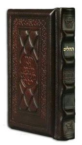Artscroll Interlinear Tehillim - Pocket Size - Yerushalayim 2-Tone Brown Leather תהלים