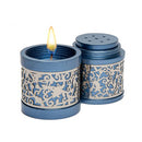 Havdalah Set - Metal Cutouts - Blue