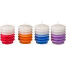 Havdalah Candle 9 Cm - 4 Options: Red, Orange, Blue, or Purple