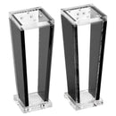 Trapezoid Salt Shakers - Black Glitter