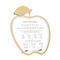Apple Simanim Card /GOLD