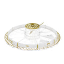 Honeycomb Simanim Tray - Gold