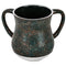 Washing Cup  - Aluminum - Green with Brown Glitter - 13 cm