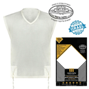 Wool V-Neck Tzitzit T-Shirt - Hand-spun