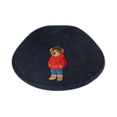 IKIPPAH DOV BEAR WINTER - DENIM YARMULKE 3