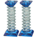Pair of Crystal Elegant Candlesticks 17.5CM - UK80158
