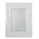 Glass Framed White "Candle Lighting/Hadlakas Neiros" -  22*18 cm