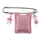 Tehillim Baby Clip In Faux Leather Binding - Assorted Colors: Pink , White , Light Blue