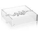 Shabbos Bar Napkin Holder - silver