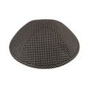IKIPPAH BLACK & GRAY CHECK YARMULKE 3