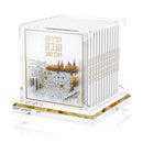 Elevated Stones Lucite Zemiros Set of 12