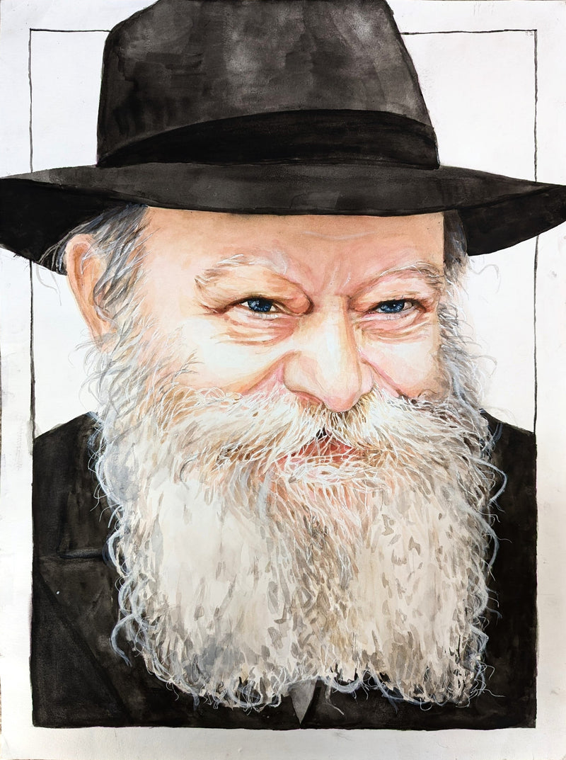 Rebbe Portrait BY CHAVI