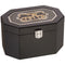 Wood Etrog Box with Metal Plate - 18x12x11 cm - UK41488