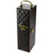 Leatherette Wooden Case for Wine Bottle - Includes Accessories - 11x35 cm