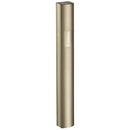 Aluminium Mezuzah 12cm- Dotted Design In Light Gold, With The Letter "shin"