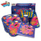 Chanukah Party Set - Paper Goods and Tablecloth - Colorful - 8 Settings