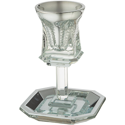 Crystal Kiddush Cup 16 cm contain 100ml / 3.4oz - UK40240