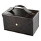 Faux Leather Esrog Box Metal Plaque, Handle & Lock  - Brown - UK49249
