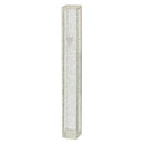 Plastic Mezuzah Case 15 cm Dotted SLV with letter Shin - Silver