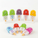 Alef Beis Ice Cream Pops, 44-Piece Educational Set for Kids