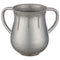 Washing Cup  - Aluminum - Silver with Design - 13 cm