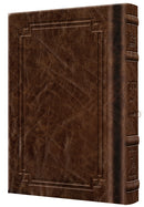 Siddur Yitzchak Yair - Hebrew Only - Pocket Size - Ashkenaz - Signature Leather - Royal Brown