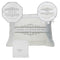 Brockett Passover 4 Pcs Set - Matzah, Afikoman & Pillow Covers With Towel - UK65474