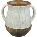 Mango Wood Handmade Washing Cup 14 cm - UK80888