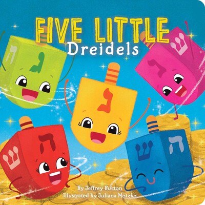 Five Little Dreidels - Board Book