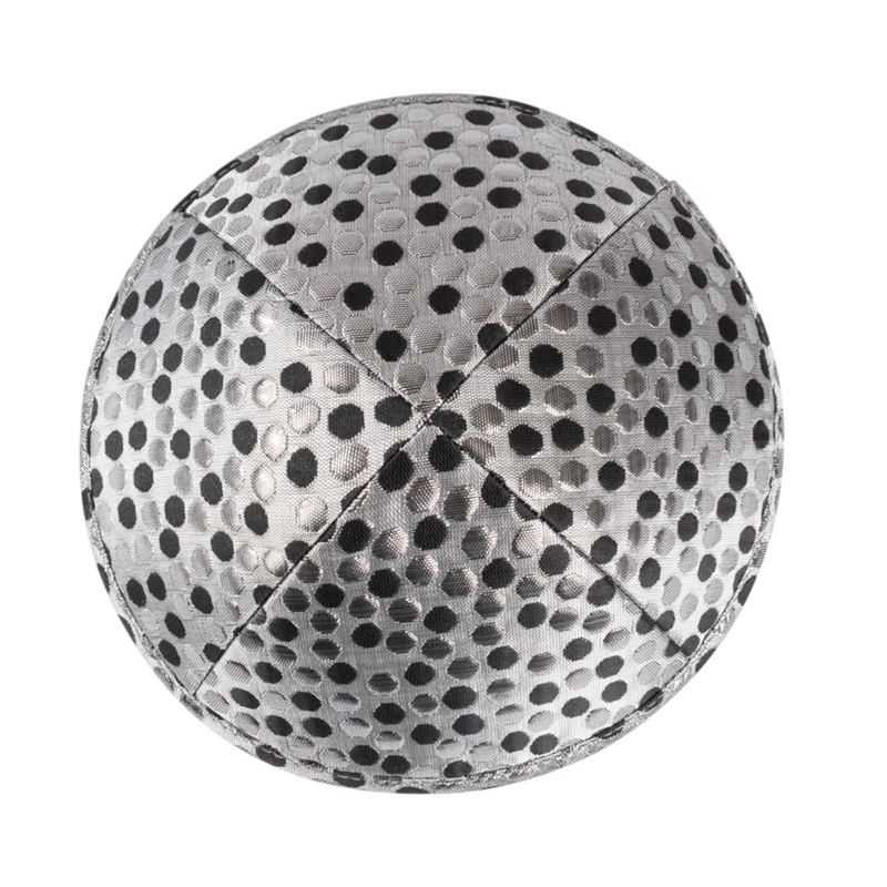 IKIPPAH SILVER DOTS YARMULKE 4