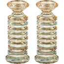 Pair of Crystal Elegant Candlesticks 18 cm - UK41947