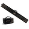 Hexagon Dot Border Leather Lulav Case - Gold & Silver