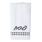 Pesach Dot Border Finger Towel - Black