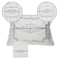 Brockett Passover 4 Pcs Set: Matzah, Afikoman & Pillow Covers With Towel - UK65475